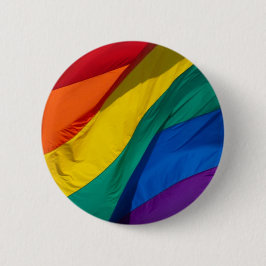 Chapa Redonda De 5 Cm Bandera del arco iris
