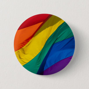 Chapa Redonda De 5 Cm Bandera del arco iris