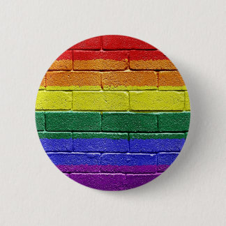 Chapa Redonda De 5 Cm Bandera del arco iris
