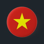 Chapa Redonda De 5 Cm Bandera del kỳ Việt Nam de Vietnam - de Quốc<br><div class="desc">Bandera vàng del sao del đỏ de Vietnam - de Cờ - kỳ Việt Nam - bandera nacional de Quốc de la República Socialista de Vietnam</div>