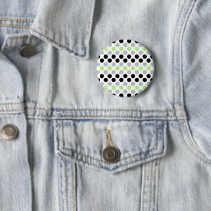 Chapa Redonda De 5 Cm Bandera del Orgullo Agénero Colores PolkBolsa de l