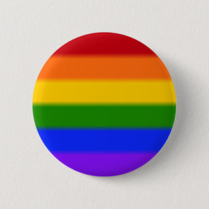 Chapa Redonda De 5 Cm Bandera del orgullo gay caído