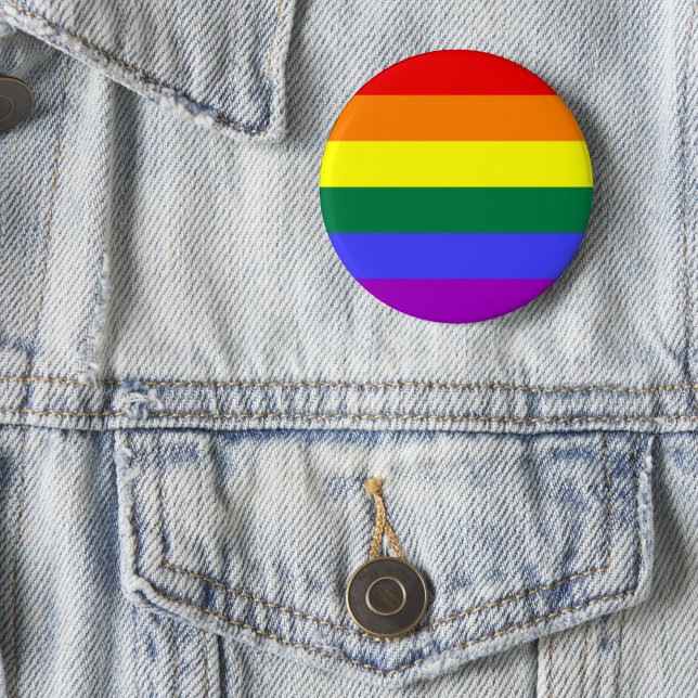 Chapa Redonda De 5 Cm Bandera del orgullo gay LGBTQIA+ (Subido por el creador)