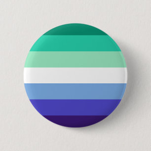 Chapa Redonda De 5 Cm Bandera del Orgullo Gay MLM