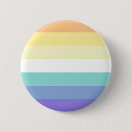 Chapa Redonda De 5 Cm Bandera del Orgullo Genderfaun