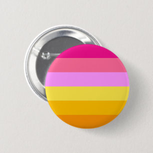 Chapa Redonda De 5 Cm Bandera del Orgullo Lesbiano (Alba)