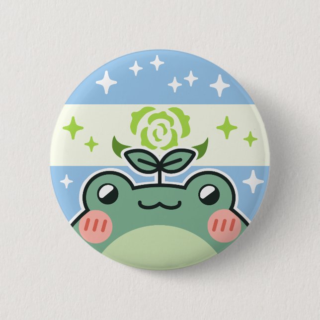 Chapa Redonda De 5 Cm Bandera del Orgullo LGBT chilena (Anverso)