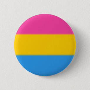 Chapa Redonda De 5 Cm Bandera del orgullo pansexual caído