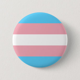 Chapa Redonda De 5 Cm Bandera del Orgullo Trans (Orgullo Transgénero)
