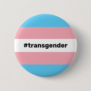 Chapa Redonda De 5 Cm Bandera del orgullo transgénero LGBTQI+