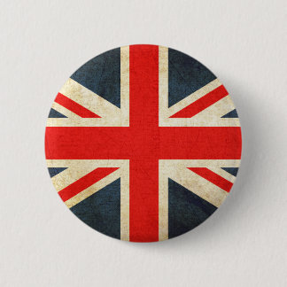 Chapa Redonda De 5 Cm Bandera del Reino Unido