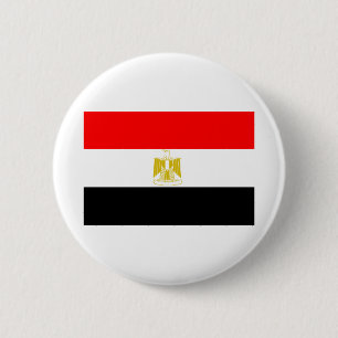 Chapa Redonda De 5 Cm Bandera egipcia