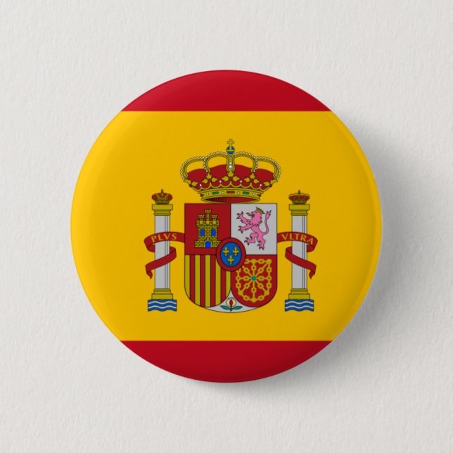 Chapa Redonda De 5 Cm bandera españa (Anverso)