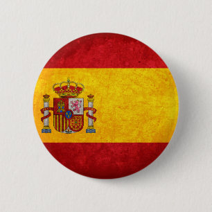 Chapa Redonda De 5 Cm Bandera española