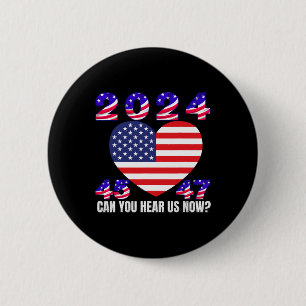 Chapa Redonda De 5 Cm Bandera Estadounidense 2020 Del Presidente Donald 