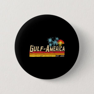 Chapa Redonda De 5 Cm Bandera Estadounidense 2025 Del Golfo Retro De Est