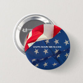 Chapa Redonda De 5 Cm Bandera estadounidense Patriótica Personalizado Az