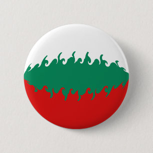 Chapa Redonda De 5 Cm Bandera Gnarly de Bulgaria