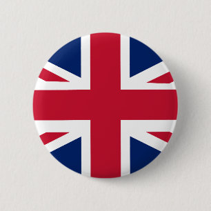 Chapa Redonda De 5 Cm Bandera inglesa patriótica