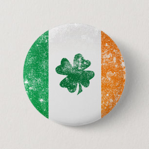Chapa Redonda De 5 Cm Bandera irlandesa
