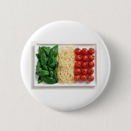 Chapa Redonda De 5 Cm Bandera italiana