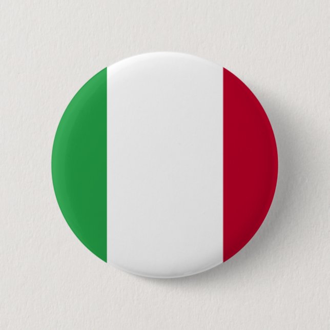 CHAPA REDONDA DE 5 CM BANDERA ITALIANA (Anverso)
