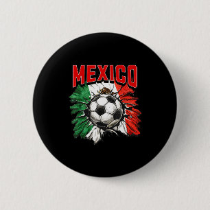 Chapa Redonda De 5 Cm bandera mexicana fútbol méxico orgullo futbol fami