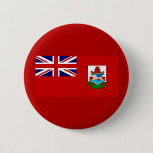 Chapa Redonda De 5 Cm Bandera nacional de Bermudas