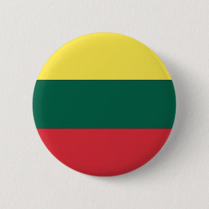 Chapa Redonda De 5 Cm Bandera nacional de Lituania