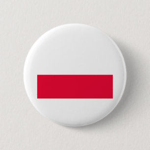 Chapa Redonda De 5 Cm Bandera nacional de Polonia - Rzeczpospolita Polsk