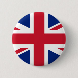 Chapa Redonda De 5 Cm Bandera nacional del Reino Unido