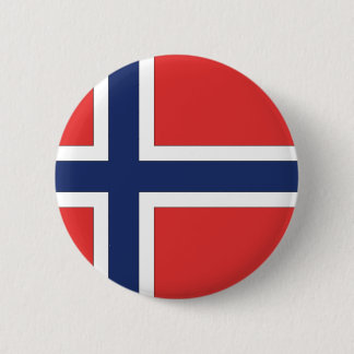 Chapa Redonda De 5 Cm Bandera noruega