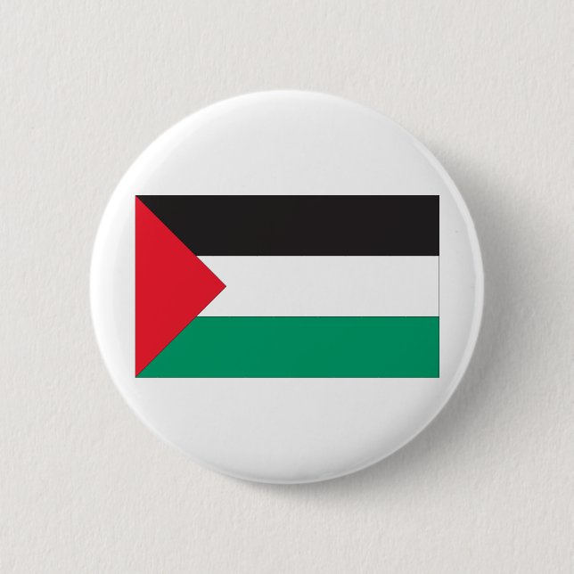 Chapa Redonda De 5 Cm Bandera palestina (Anverso)