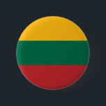 Chapa Redonda De 5 Cm Bandera patriótica de Lituania<br><div class="desc">Bandera patriótica de Lituania.</div>