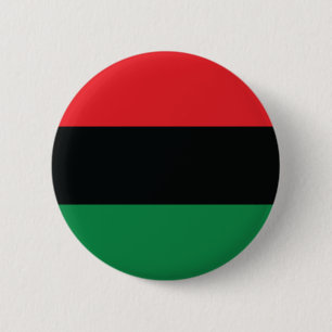 Chapa Redonda De 5 Cm Bandera roja, negra y verde