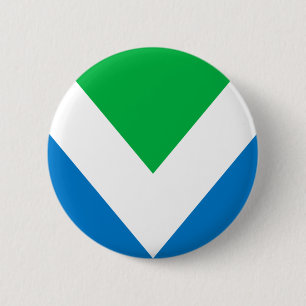 Chapa Redonda De 5 Cm Bandera vegana internacional