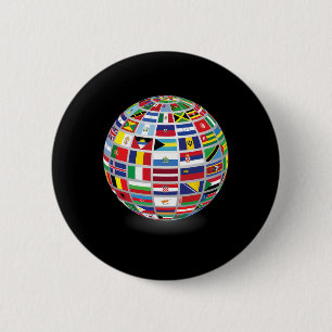 Chapa Redonda De 5 Cm Banderas De Los Países Del Mundo Internacional