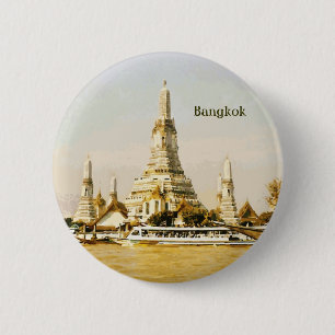 Chapa Redonda De 5 Cm Bangkok, Tailandia