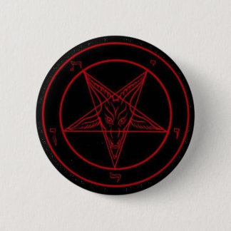Chapa Redonda De 5 Cm Baphomet