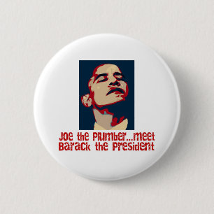 Chapa Redonda De 5 Cm Barack el presidente