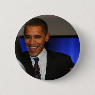 Chapa Redonda De 5 Cm Barack Obama