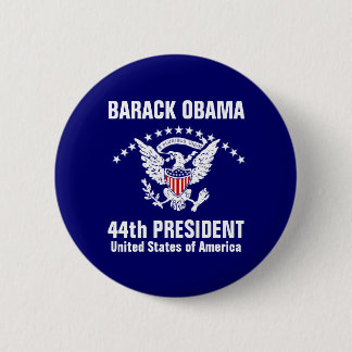 Chapa Redonda De 5 Cm Barack Obama