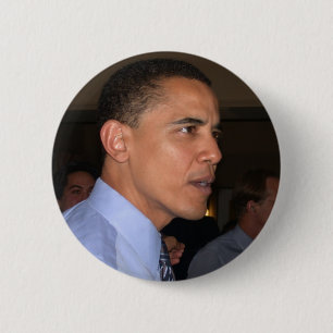Chapa Redonda De 5 Cm Barack Obama