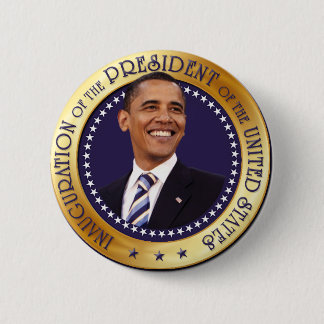Chapa Redonda De 5 Cm Barack Obama