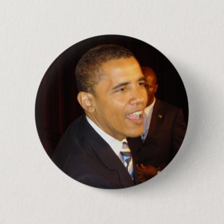 Chapa Redonda De 5 Cm Barack Obama