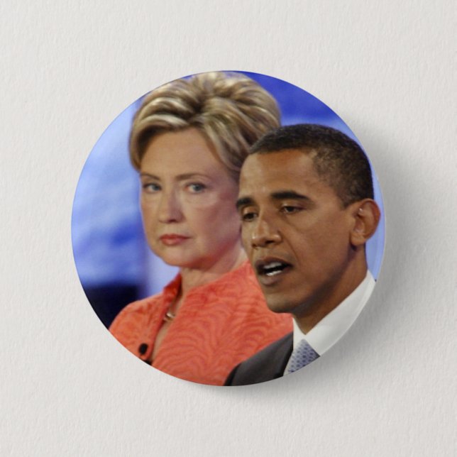 Chapa Redonda De 5 Cm Barack Obama (Anverso)