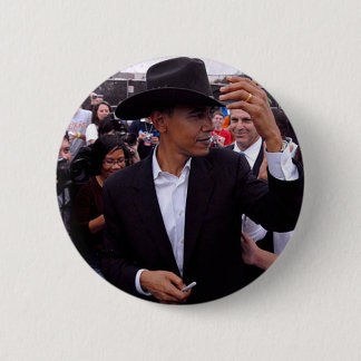 Chapa Redonda De 5 Cm Barack Obama