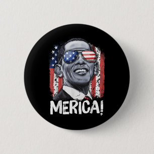 Chapa Redonda De 5 Cm Barack Obama 4 De Julio Merica Hombres Mujeres Usa