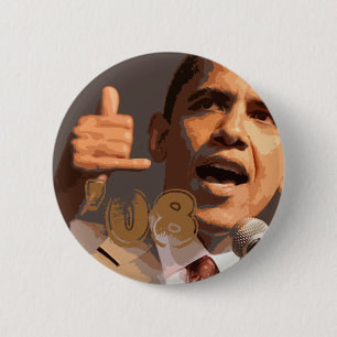 Chapa Redonda De 5 Cm barack_obama-779027, '08