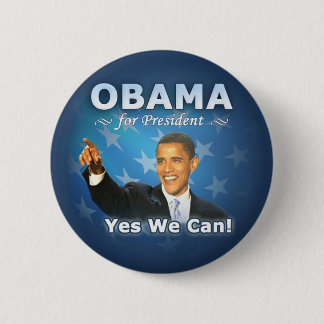 Chapa Redonda De 5 Cm Barack Obama para el presidente